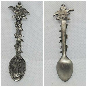 Busch Gardens Williamsburg VA Pewter Spoon